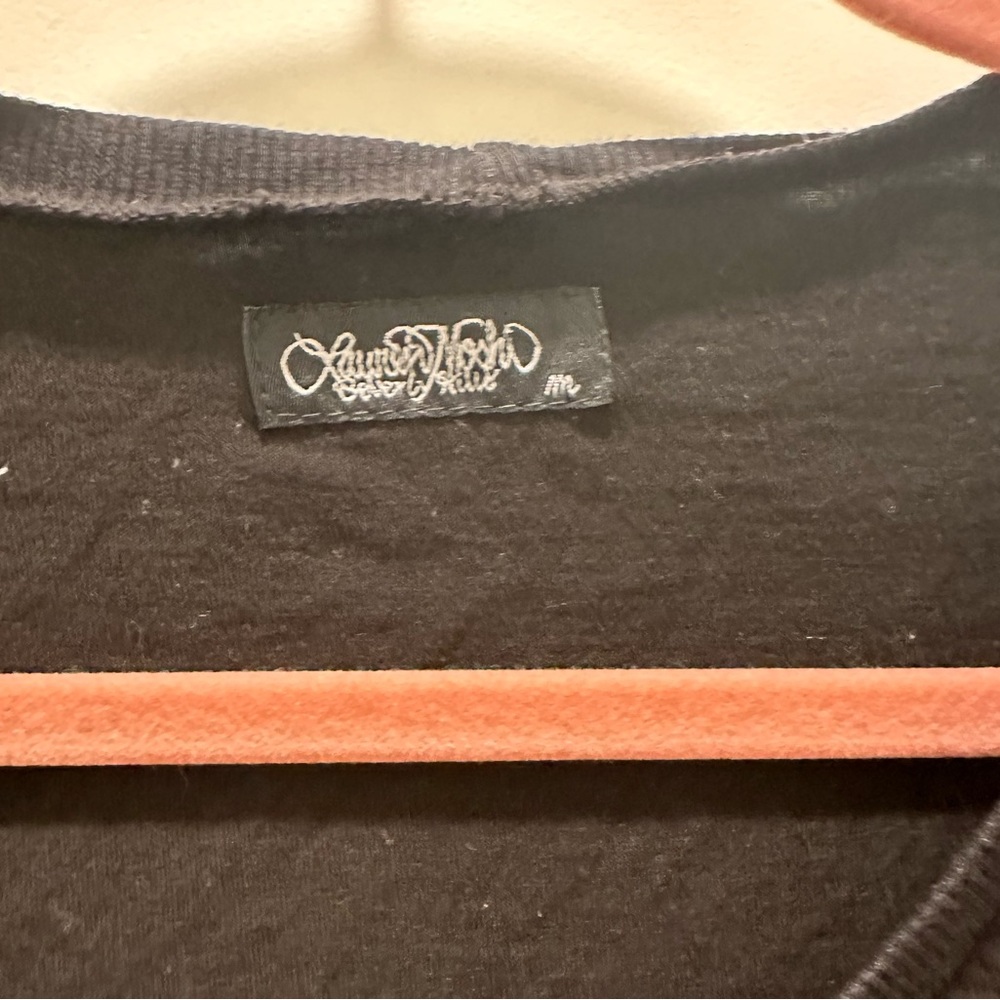NWT Lauren Moshi black long sleeve swing tee graphic sunglasses tee Medium - Picture 4 of 5